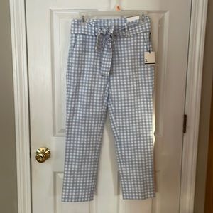 Jules & Leopold Blue Gingham Pants